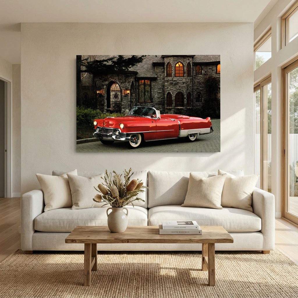 1954 Cadillac Eldorado Convertible - Röd