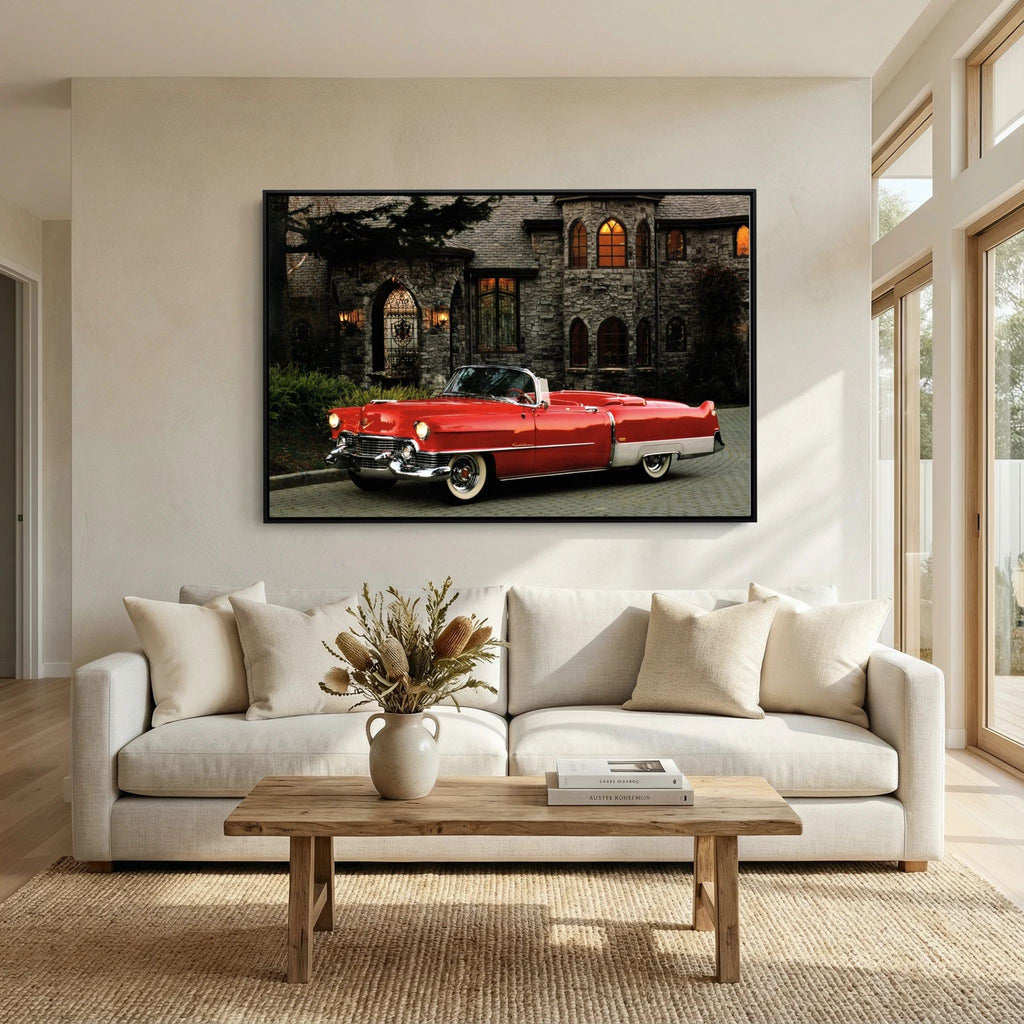 1954 Cadillac Eldorado Convertible - Röd