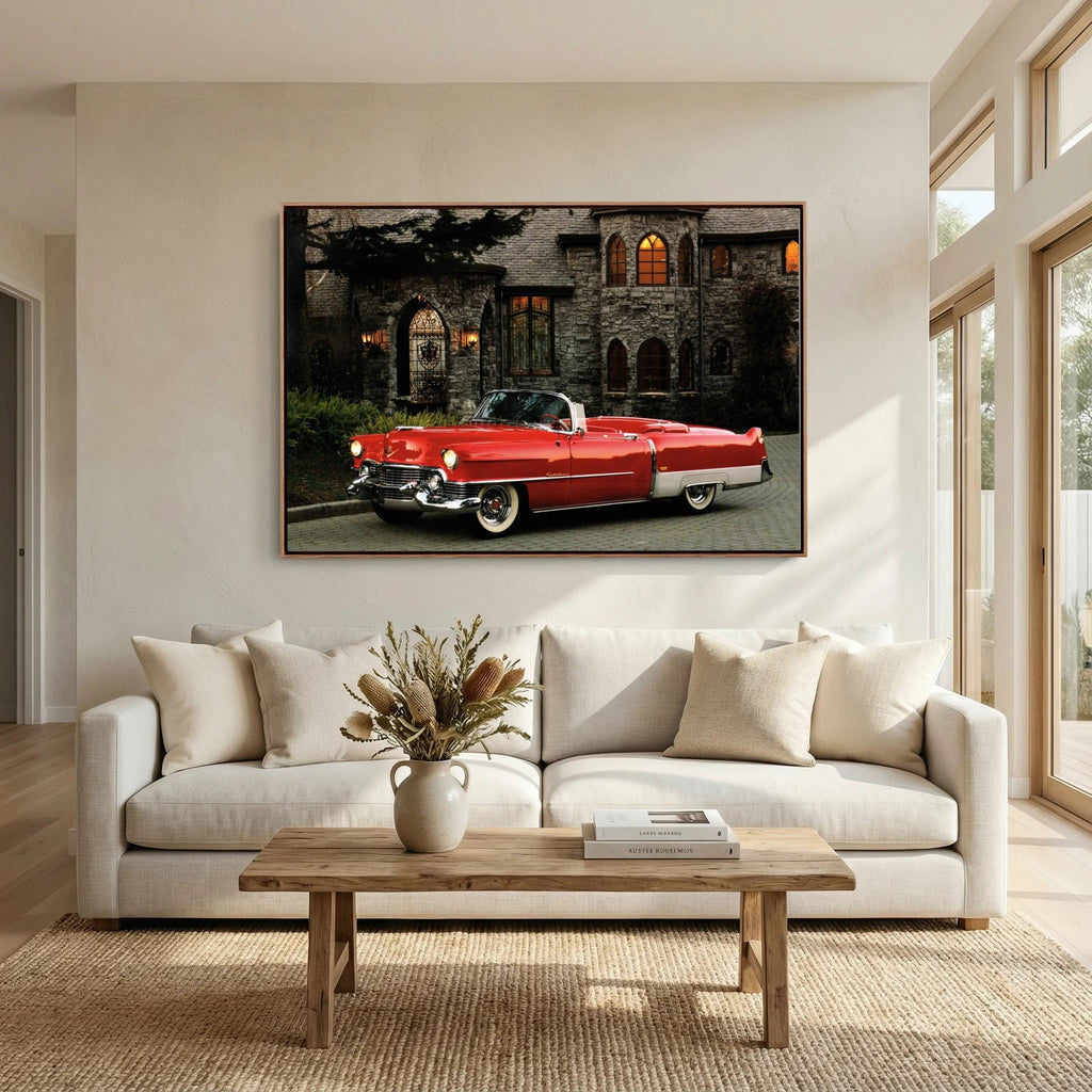 1954 Cadillac Eldorado Convertible - Röd